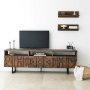 HANAH HOME TV polica Aristo Walnut - slika 2