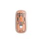 MARVO Bežični miš PRISM B10 M810W TRANSPARENT narandžasti - slika 1