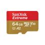 SANDISK 64GB Extreme (SDSQXAH-064G-GN6MA) memorijska kartica sa adapterom - slika 1