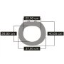 WURTH WC daska ORLEANS (bela MDF sa plastičnim šarkama) - slika 2