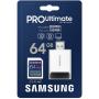 SAMSUNG 64GB MB-SY64SB/WW PRO Ultimate SDXC memorijska kartica sa čitačem - slika 2