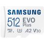 SAMSUNG 512GB MB-MC512SA/EU EVO Plus SDXC memorijska kartica sa adapterom - slika 1