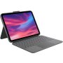 LOGITECH Combo Touch Detachable backlit keyboard case with trackpad and Smart Connector for iPad (10th gen) - Oxford Grey - UK - slika 1