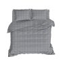 L`ESSENTIEL MAISON Ranforce posteljina (200x220) Pipong Anthracite - slika 2
