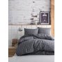 L`ESSENTIEL MAISON Ranforce posteljina (200x220) Pipong Anthracite - slika 1
