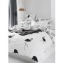 L`ESSENTIEL MAISON Ranforce posteljina (200x220) Hope Black - slika 1