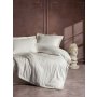 L`ESSENTIEL MAISON Satenska posteljina (200x220) Stripe Ecru - slika 1