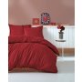 L`ESSENTIEL MAISON Satenska posteljina (200x220) Stripe Claret Red - slika 1