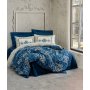 L`ESSENTIEL MAISON Satenska posteljina (200x220) Stasya Dark Blue - slika 1