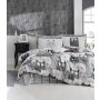 L`ESSENTIEL MAISON Komplet posteljina (200x220) Duvarda Kediler Grey - slika 1
