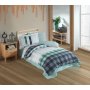 L`ESSENTIEL MAISON Poplin posteljina (160 x 220) Suelita Green - slika 1