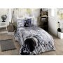 L`ESSENTIEL MAISON Poplin posteljina (160 x 220) Rock Music Grey - slika 1