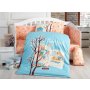 L`ESSENTIEL MAISON Poplin posteljina za bebe Dream Clock Blue - slika 1