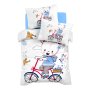 L`ESSENTIEL MAISON Ranforce posteljina za bebe My Bike - slika 2