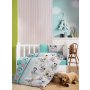 L`ESSENTIEL MAISON Ranforce posteljina za bebe Dalmacyalı v2 Mint - slika 1