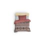 L`ESSENTIEL MAISON Ranforce posteljina (160x220) Felix Tile Red - slika 2