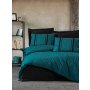 L`ESSENTIEL MAISON Ranforce posteljina (160x220) Bitter Petrol Blue - slika 1
