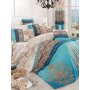 L`ESSENTIEL MAISON Ranforce posteljina (160x220) Katre Turquoise - slika 1