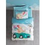 L`ESSENTIEL MAISON Ranforce posteljina (160x220) Buddy Blue - slika 1