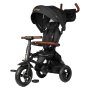 Coccolle Qplay Rito Deluxe Sklopivi tricikl - Crni - slika 1