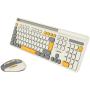 CANYON Tastatura i miš HSET-W5 EN/AD Wireless Bež - slika 3