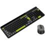 CANYON Tastatura i miš HSET-W5 EN/AD Wireless Crna - slika 3