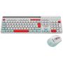 CANYON Tastatura i miš HSET-W5 EN/AD Wireless Bela - slika 2