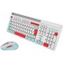 CANYON Tastatura i miš HSET-W5 EN/AD Wireless Bela - slika 5
