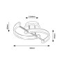 RABALUX Jarnelle 71052 LED plafonjera - slika 3