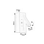 RABALUX Gello 71286 LED zidna lampa - slika 4