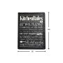 Conceptum Hypnose Tepih (80 x 150) Kitchen Black - slika 3