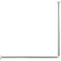 TENDANCE Ugaoni držač kupatilske zavese 80x80 cm (210299) - slika 1