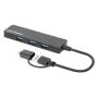 MANHATTAN 180863 2u1 4port USB HUB - slika 1