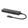 MANHATTAN 164948 3port USB HUB sa SD/MicroSD čitačem kartica - slika 1