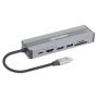 MANHATTAN Docking station 7u1 USB-C - HDMI/2xUSB 3.0/LAN/CR/PD 87W (153928) - slika 2