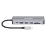 MANHATTAN Docking station 7u1 USB-C - HDMI/2xUSB 3.0/LAN/CR/PD 87W (153928) - slika 3