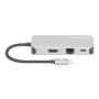 MANHATTAN Docking station 8u1 USB-C - HDMI/3xUSB/CR/LAN/PD 100W (130615) - slika 4