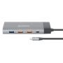 MANHATTAN Docking station 10u1 USB-C - 2xHDMI/5xUSB/LAN/PD 100W (130714) - slika 3