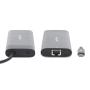 MANHATTAN Docking station 10u1 USB-C - 2xHDMI/5xUSB/LAN/PD 100W (130714) - slika 5