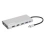 MANHATTAN Docking station 12u1 USB-C - 3xHDMI/4xUSB/LAN/CR/PD 100W (130660) - slika 1
