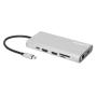 MANHATTAN Docking station 12u1 USB-C - 3xHDMI/4xUSB/LAN/CR/PD 100W (130660) - slika 2