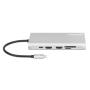 MANHATTAN Docking station 12u1 USB-C - 3xHDMI/4xUSB/LAN/CR/PD 100W (130660) - slika 4