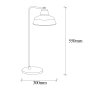 OPVIQ Stona lampa Berceste 181BLACK ML - slika 3