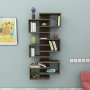 HANAH HOME Polica za knjige Lotus Walnut - slika 3