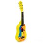 ECO TOYS Drvena gitara za decu sa metalnim §icama cube yellow - slika 3