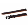 XIAOMI Mi Watch Black Orange Leather Strap - slika 2