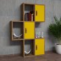 HANAH HOME Zidna polica Flora Walnut Yellow - slika 5