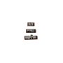 HANAH HOME Zidna polica Buzim Walnut Black - slika 1