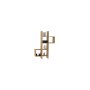 HANAH HOME Zidna polica Keno Sapphire - slika 3