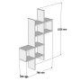 HANAH HOME Zidna polica Keno Sapphire - slika 4